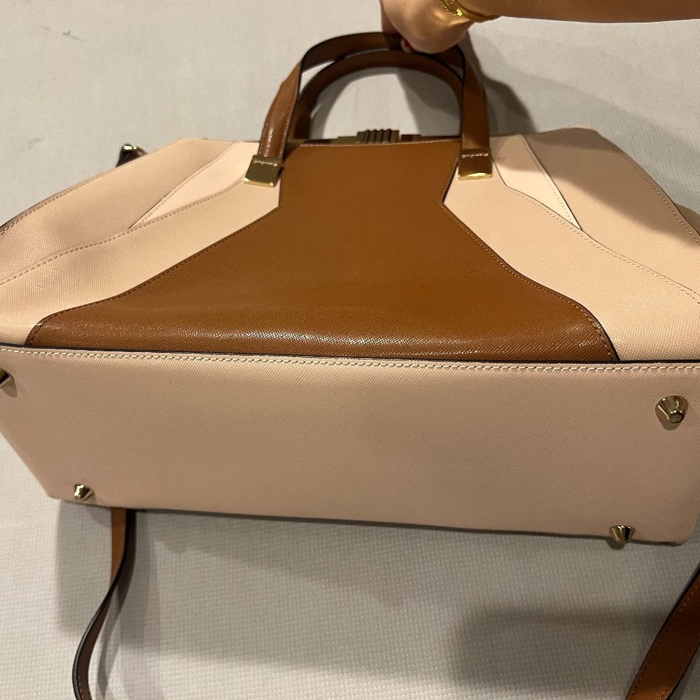 Cromia - Snap Clasp Convertible Satchel - Picture 3 of 4